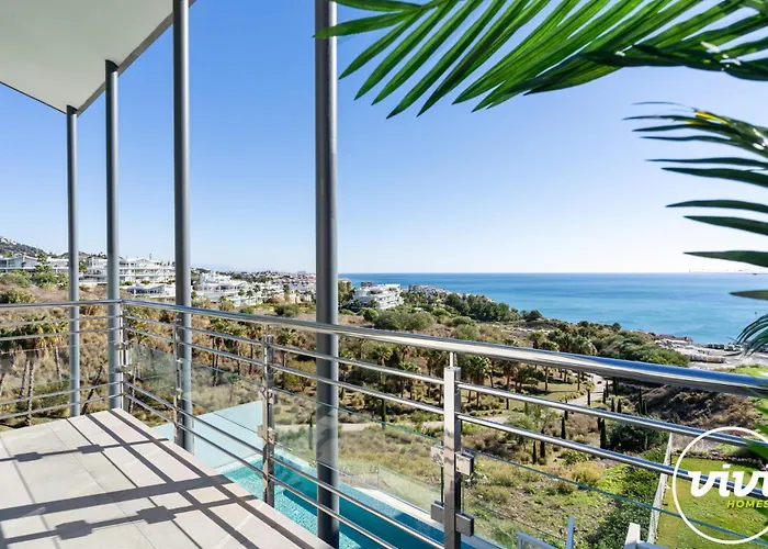 Vivi Homes - Huracan, Private Pool, Sea View, Terrace Villa Fuengirola